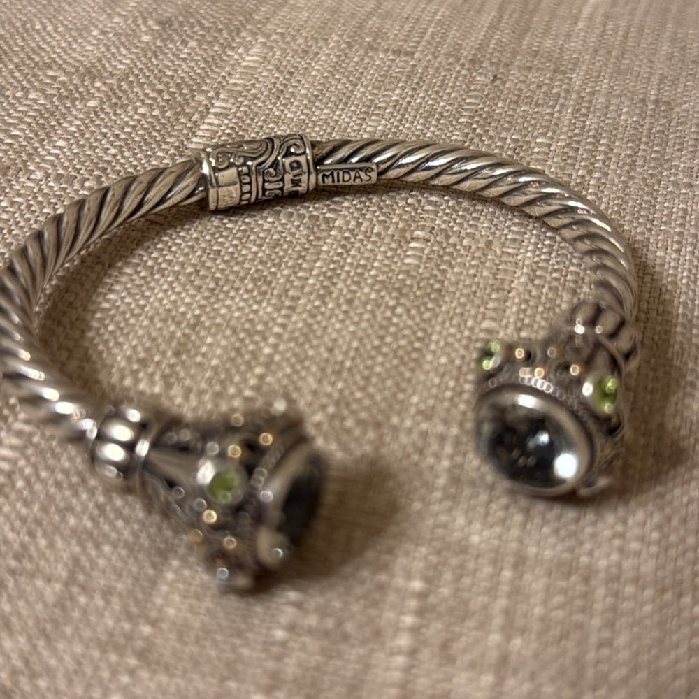 Midas Silver Cable Bracelet - image 4